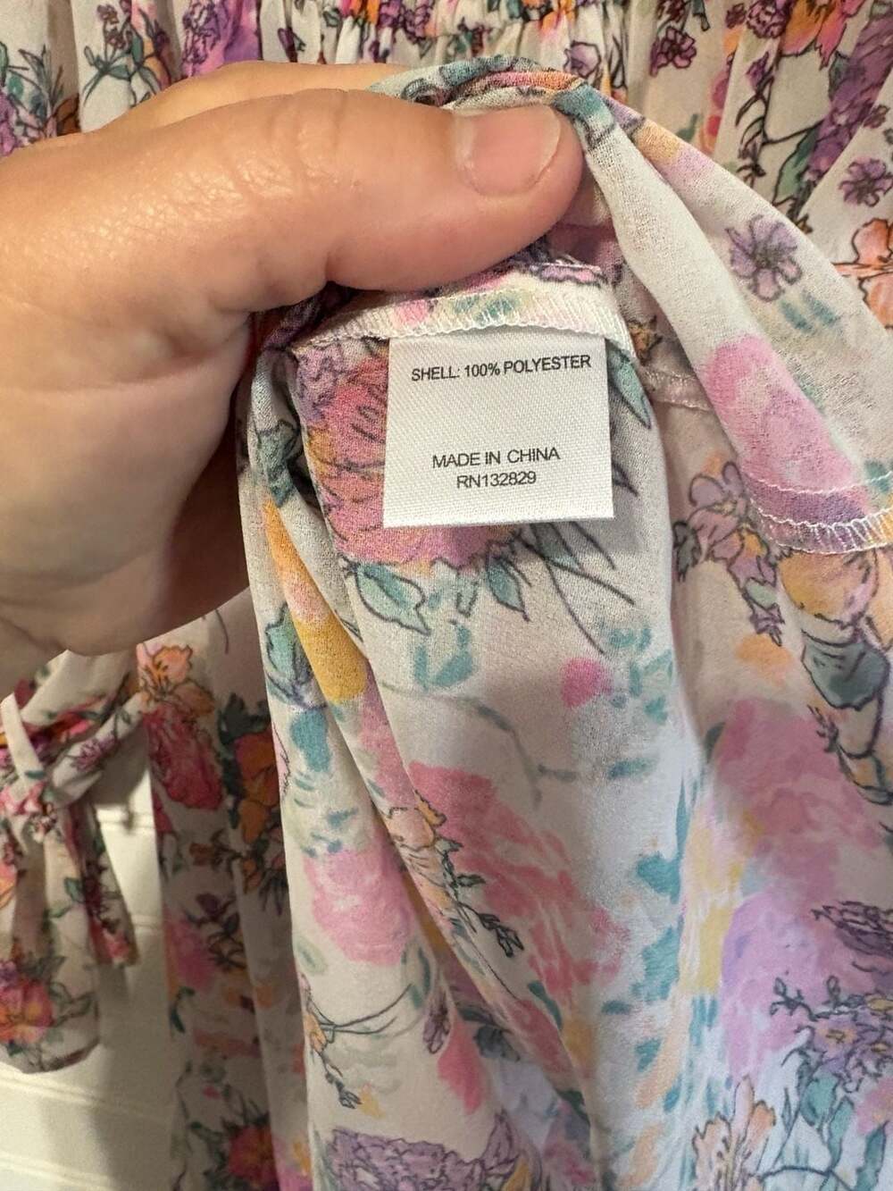 NWT Tularosa Floral Off-The-Shoulder Blouse Size S - Picture 6 of 7